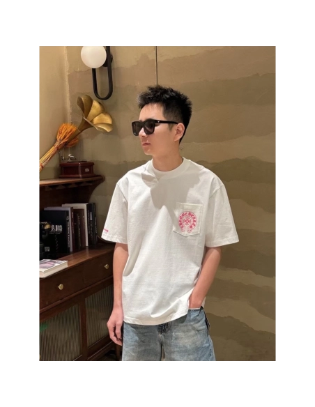 Chrome Hearts Horseshoe Cross Print Short Sleeve 145