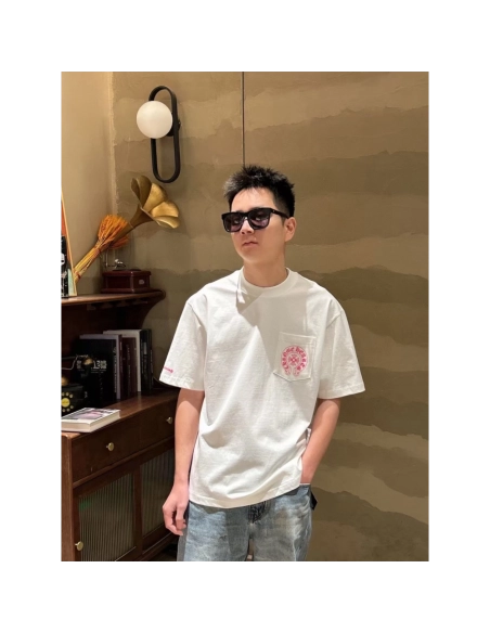 Chrome Hearts Horseshoe Cross Print Short Sleeve 145