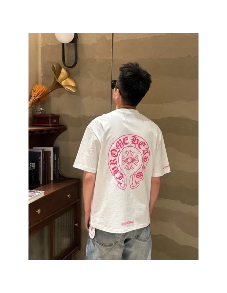Chrome Hearts Horseshoe Cross Print Short Sleeve 145
