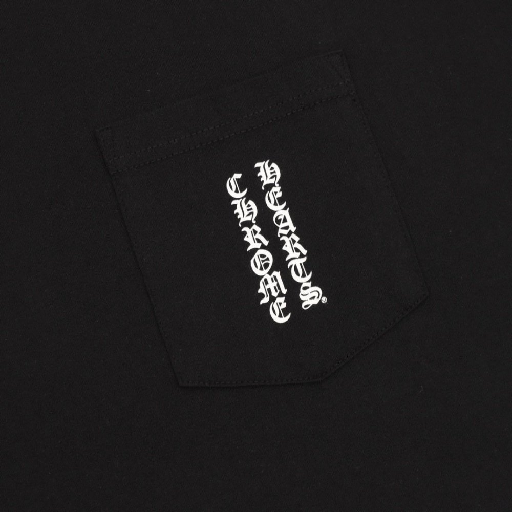 Chrome Hearts Sanskrit Large Cross Flower Print Short Sleeve 146