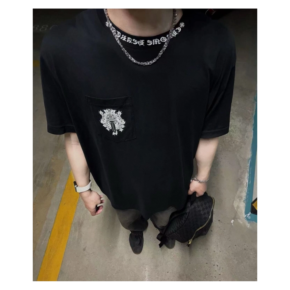Chrome Hearts Vine Dagger Print Short Sleeve 148
