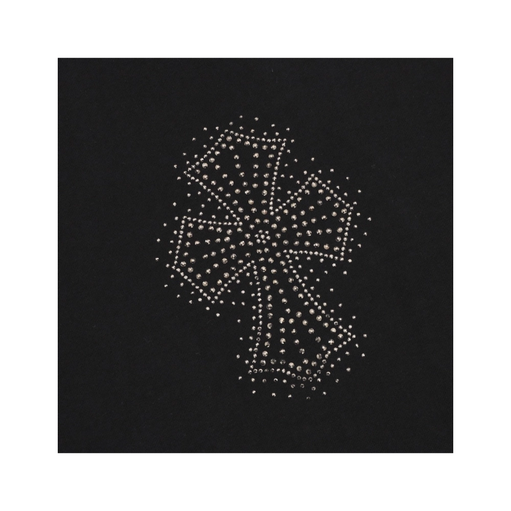 Chrome Hearts Rhinestone Cross Short Sleeve 154