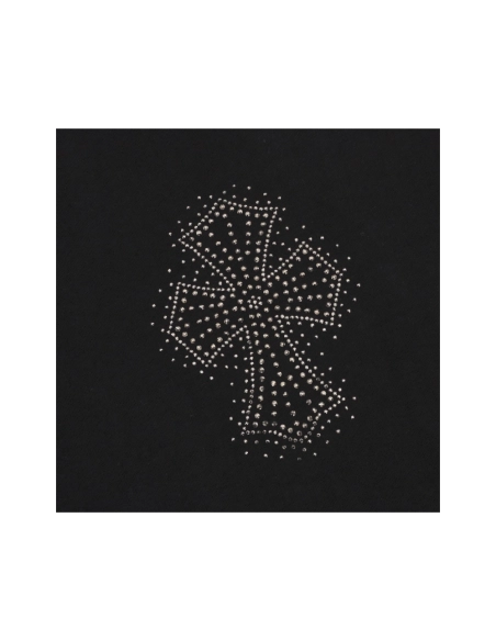 Chrome Hearts Rhinestone Cross Short Sleeve 154