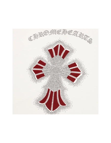 Chrome Hearts Rhinestone Cross Short Sleeve 155