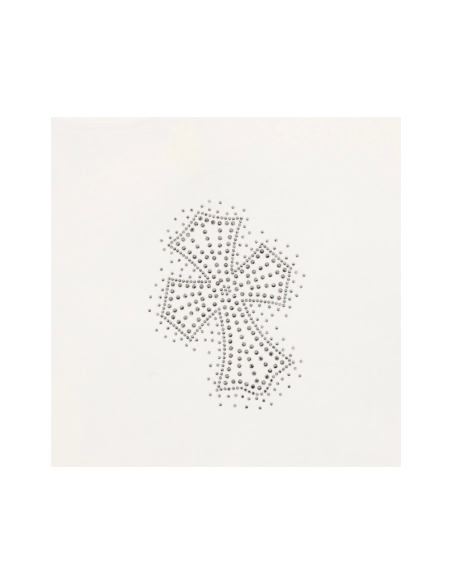 Chrome Hearts Rhinestone Cross Short Sleeve 155