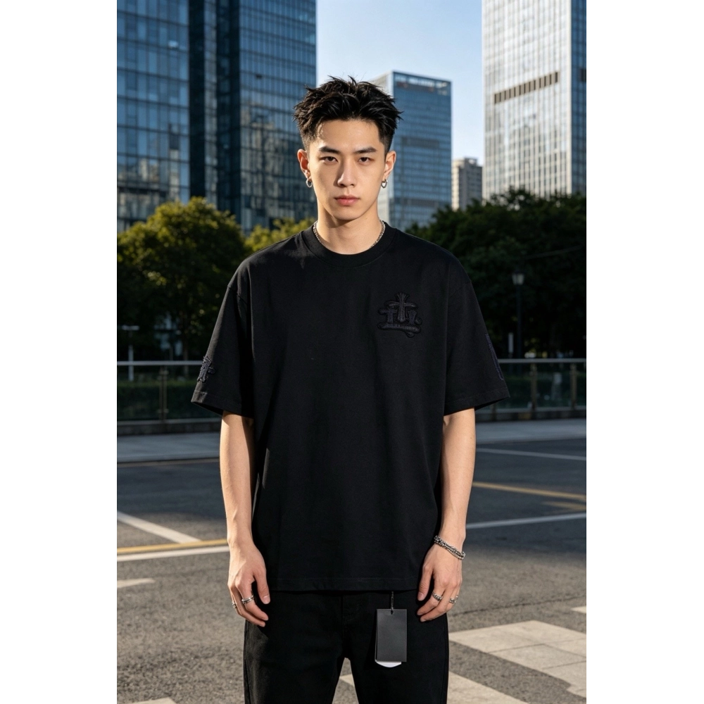 Chrome Hearts Multi-Cross Patch Short Sleeve 156