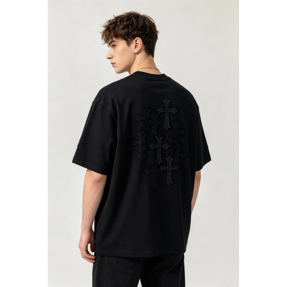 Chrome Hearts Multi-Cross Patch Short Sleeve 156