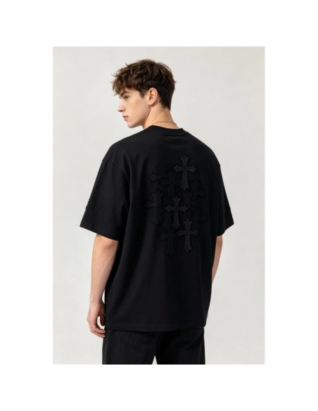 Chrome Hearts Multi-Cross Patch Short Sleeve 156