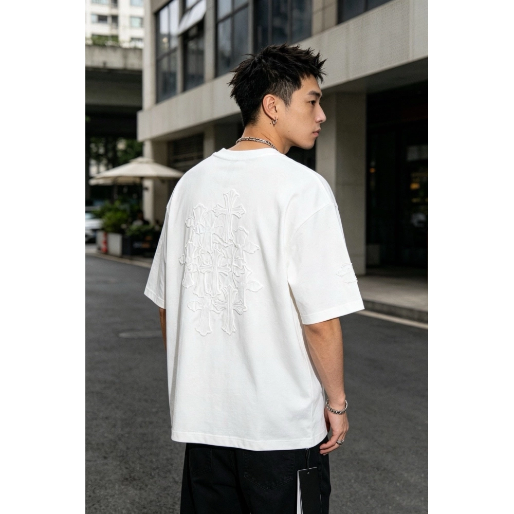 Chrome Hearts Multi-Cross Patch Short Sleeve 157