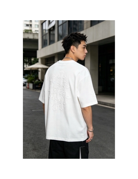 Chrome Hearts Multi-Cross Patch Short Sleeve 157