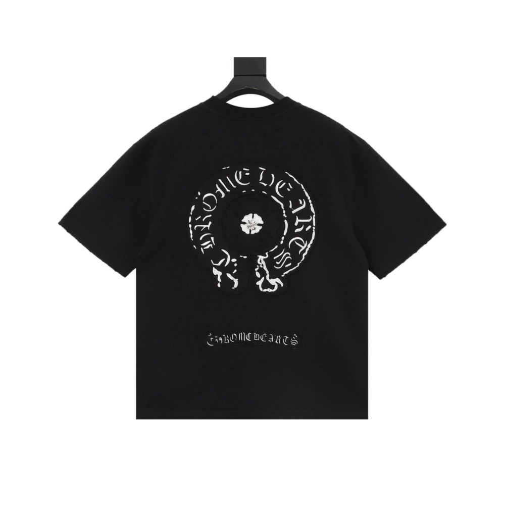 Chrome Hearts Patch Horseshoe Cross Short Sleeve 158