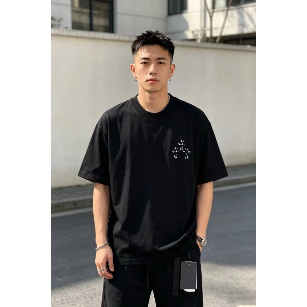Chrome Hearts Patch Horseshoe Cross Short Sleeve 158