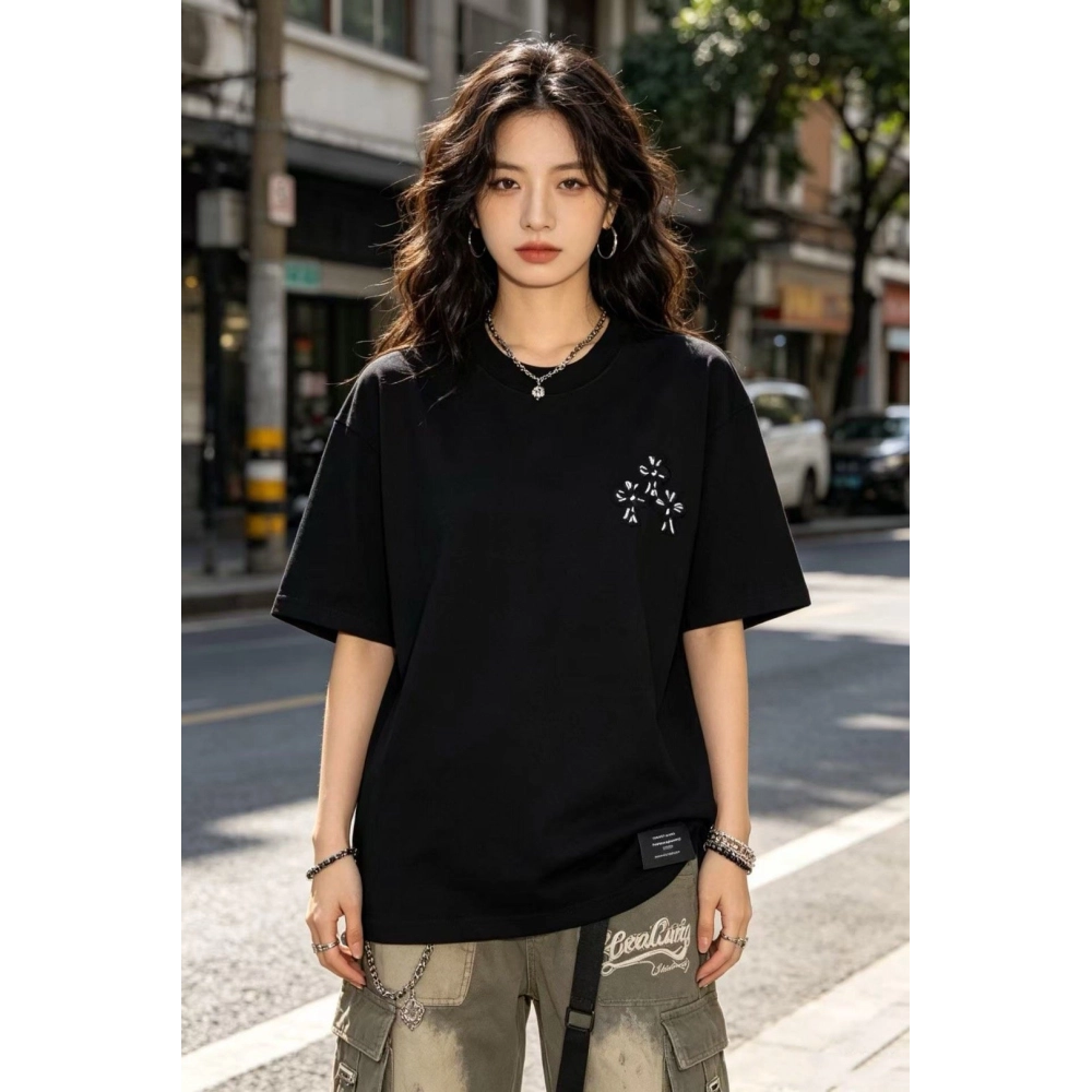 Chrome Hearts Patch Horseshoe Cross Short Sleeve 158