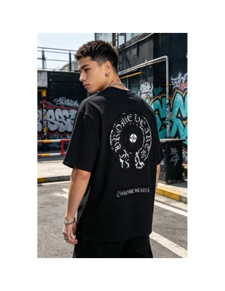 Chrome Hearts Patch Horseshoe Cross Short Sleeve 158
