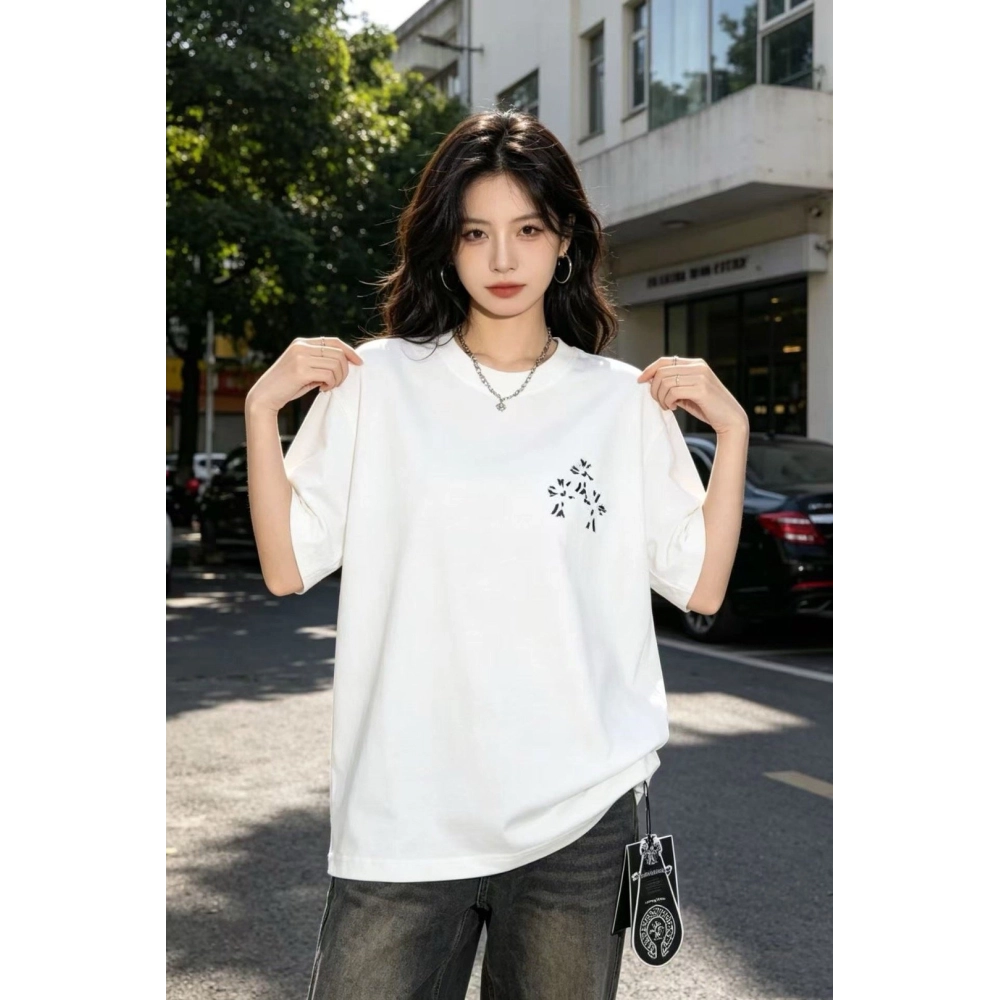 Chrome Hearts Patch Horseshoe Cross Short Sleeve 159