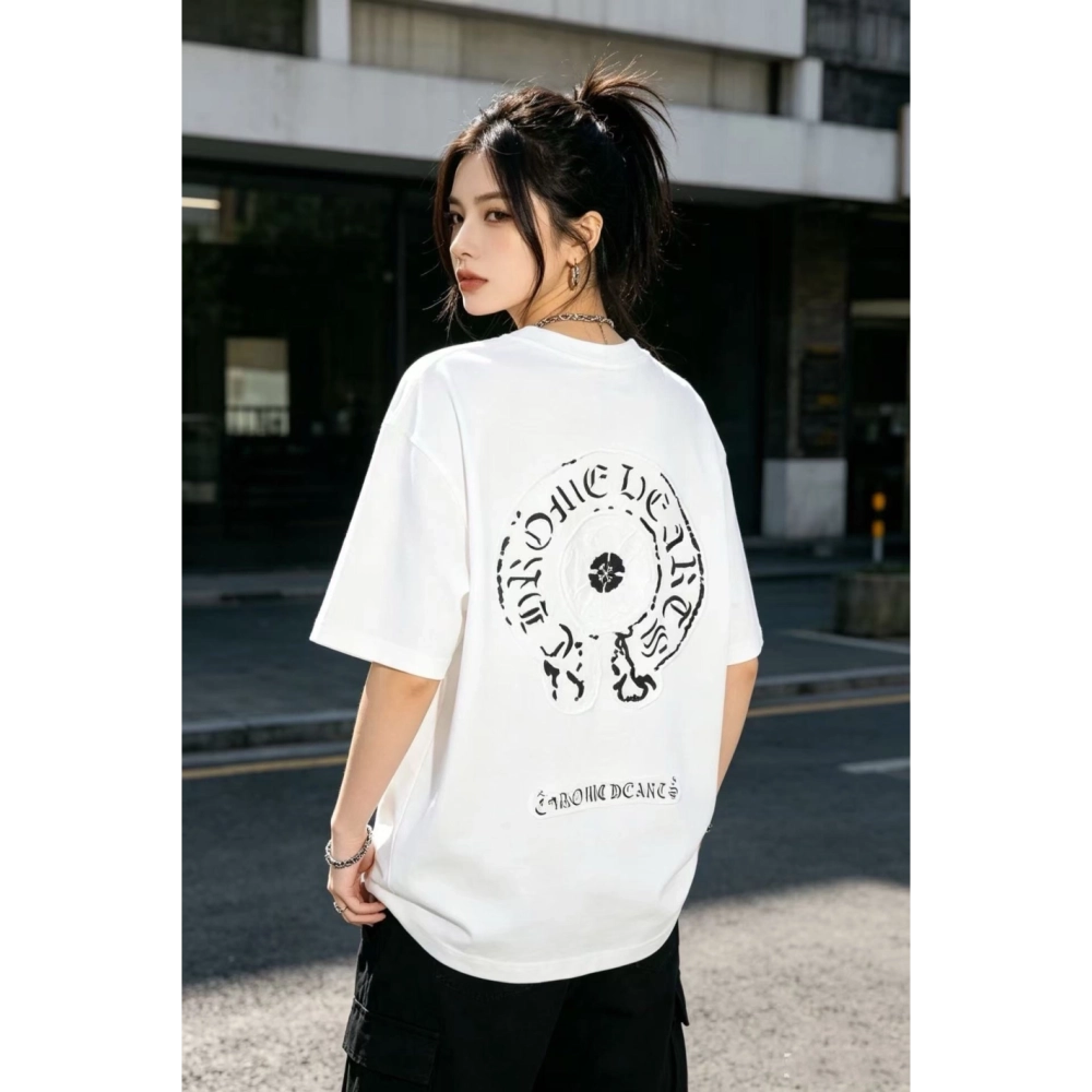 Chrome Hearts Patch Horseshoe Cross Short Sleeve 159