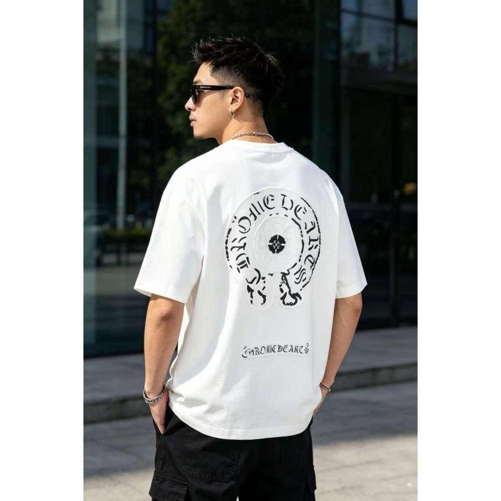 Chrome Hearts Patch Horseshoe Cross Short Sleeve 159