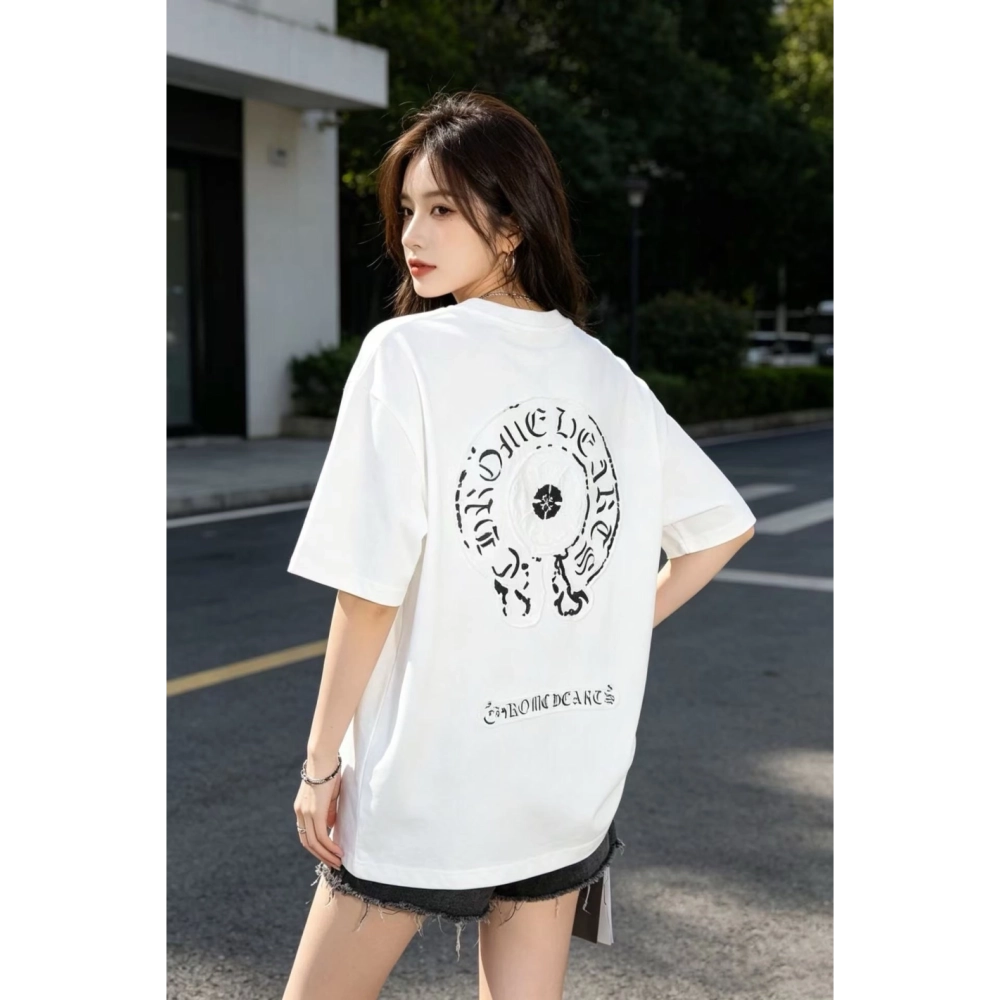 Chrome Hearts Patch Horseshoe Cross Short Sleeve 159