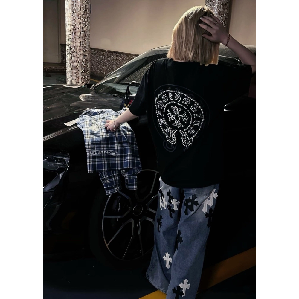 Chrome Hearts Pearl Horseshoe Short Sleeve 160