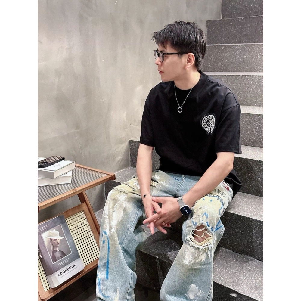 Chrome Hearts Pearl Horseshoe Short Sleeve 160