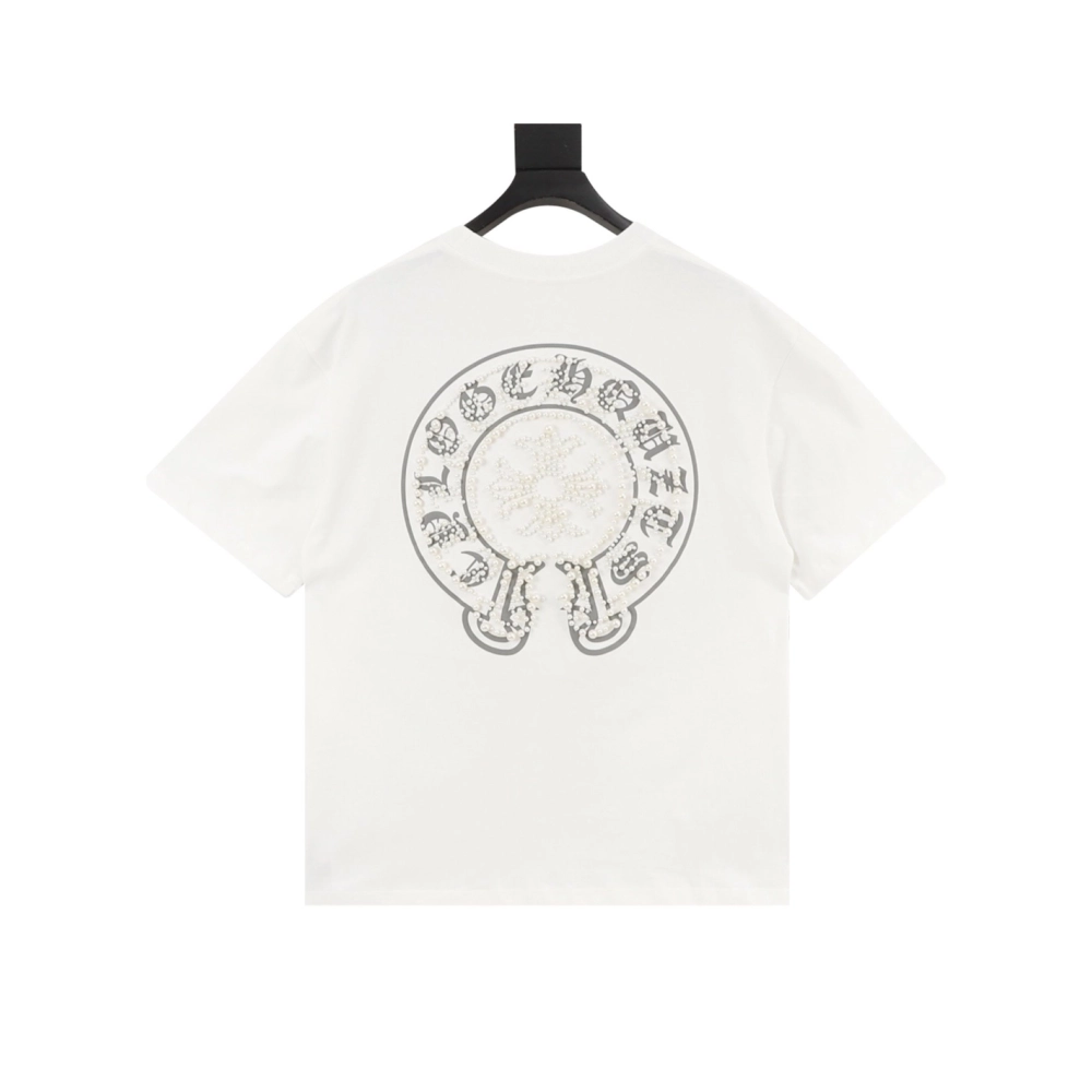 Chrome Hearts Pearl Horseshoe Short Sleeve 161