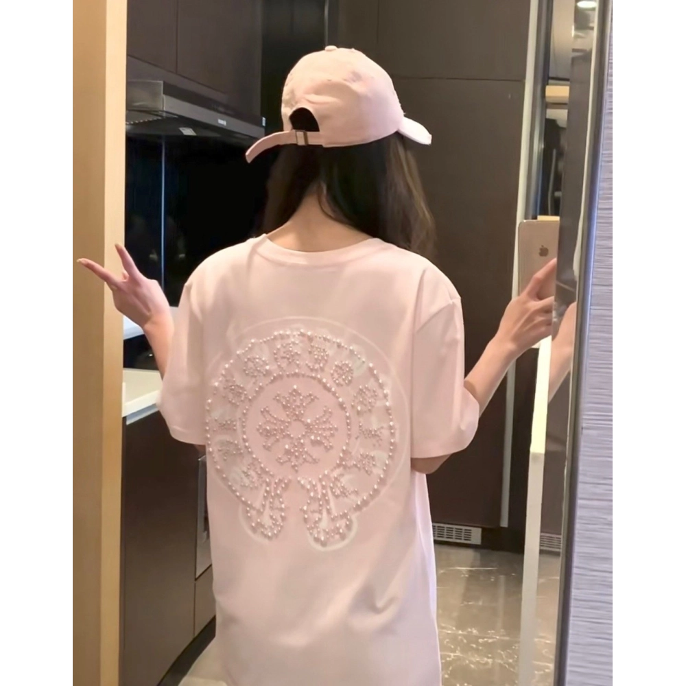 Chrome Hearts Pearl Horseshoe Short Sleeve 161