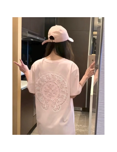 Chrome Hearts Pearl Horseshoe Short Sleeve 161