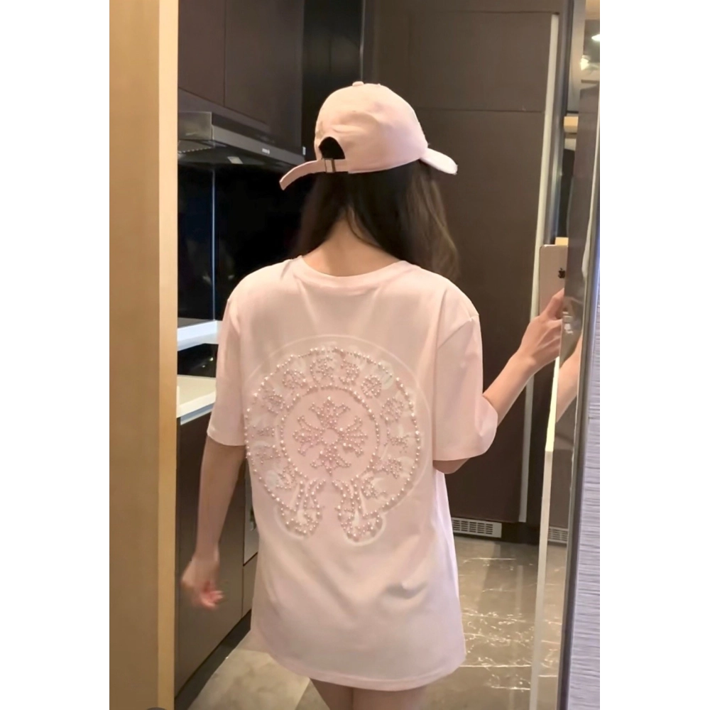 Chrome Hearts Pearl Horseshoe Short Sleeve 161