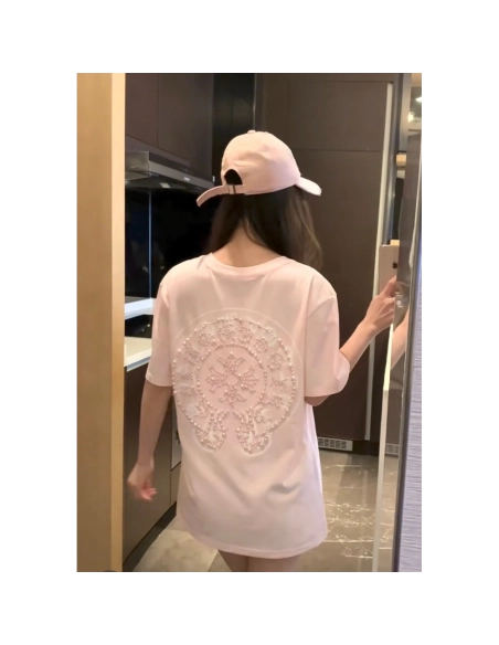 Chrome Hearts Pearl Horseshoe Short Sleeve 161