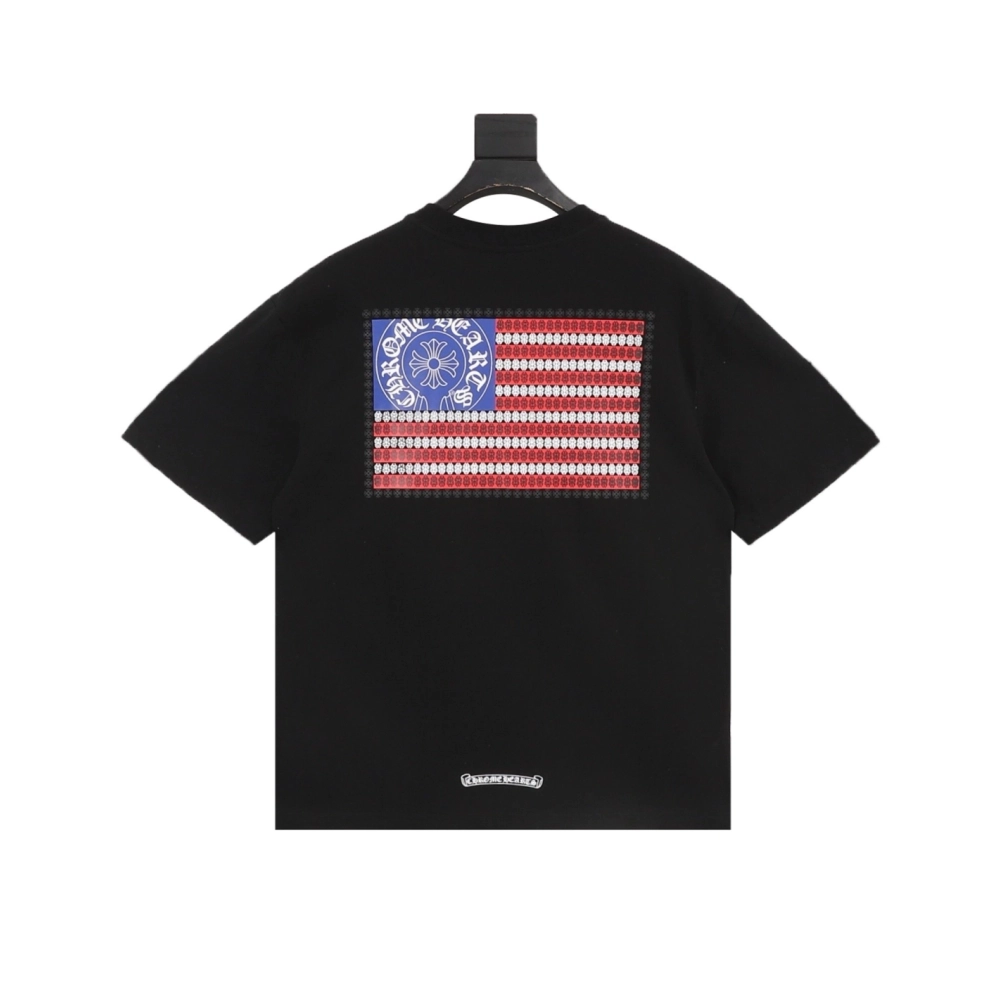 Chrome Hearts American Flag Short Sleeve 162
