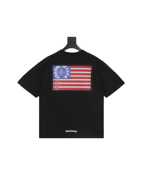 Chrome Hearts American Flag Short Sleeve 162
