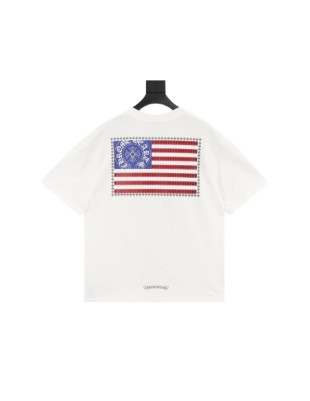 Chrome Hearts American Flag Short Sleeve 163
