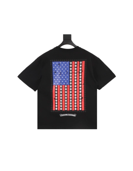Chrome Hearts American Flag Short Sleeve 164