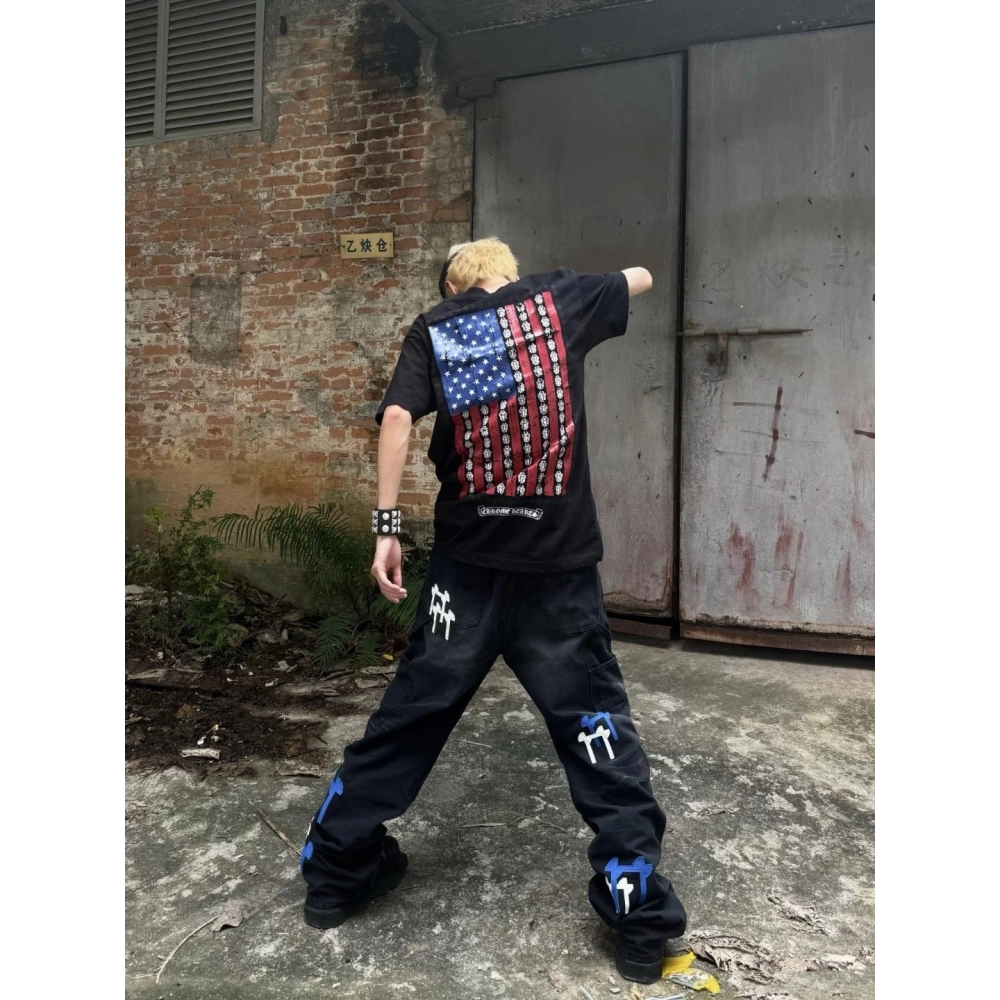 Chrome Hearts American Flag Short Sleeve 164