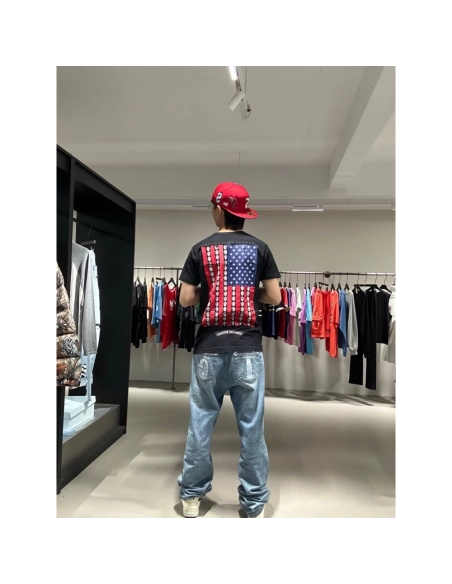 Chrome Hearts American Flag Short Sleeve 164
