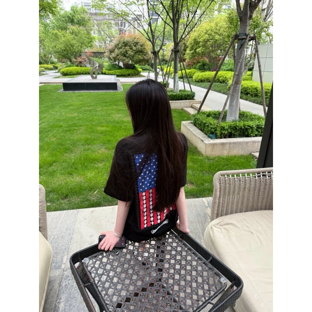 Chrome Hearts American Flag Short Sleeve 164