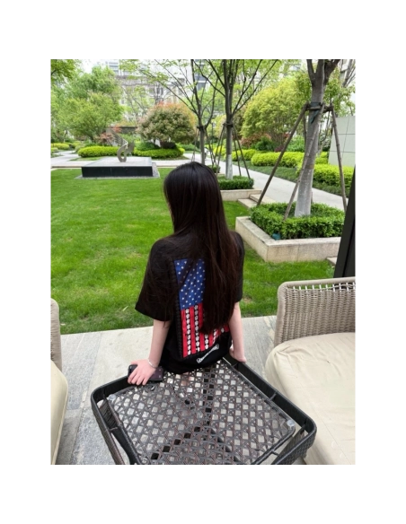 Chrome Hearts American Flag Short Sleeve 164