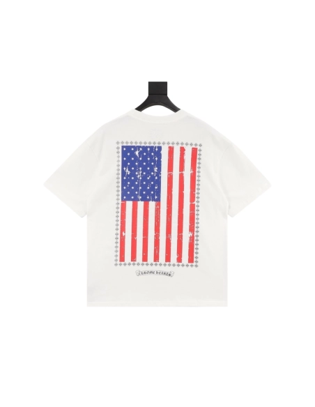 Chrome Hearts American Flag Short Sleeve 165