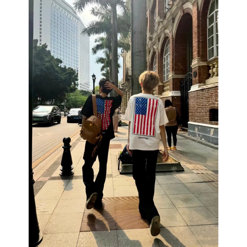 Chrome Hearts American Flag Short Sleeve 165