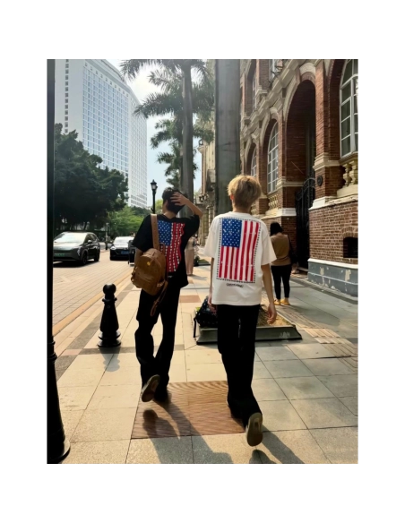 Chrome Hearts American Flag Short Sleeve 165