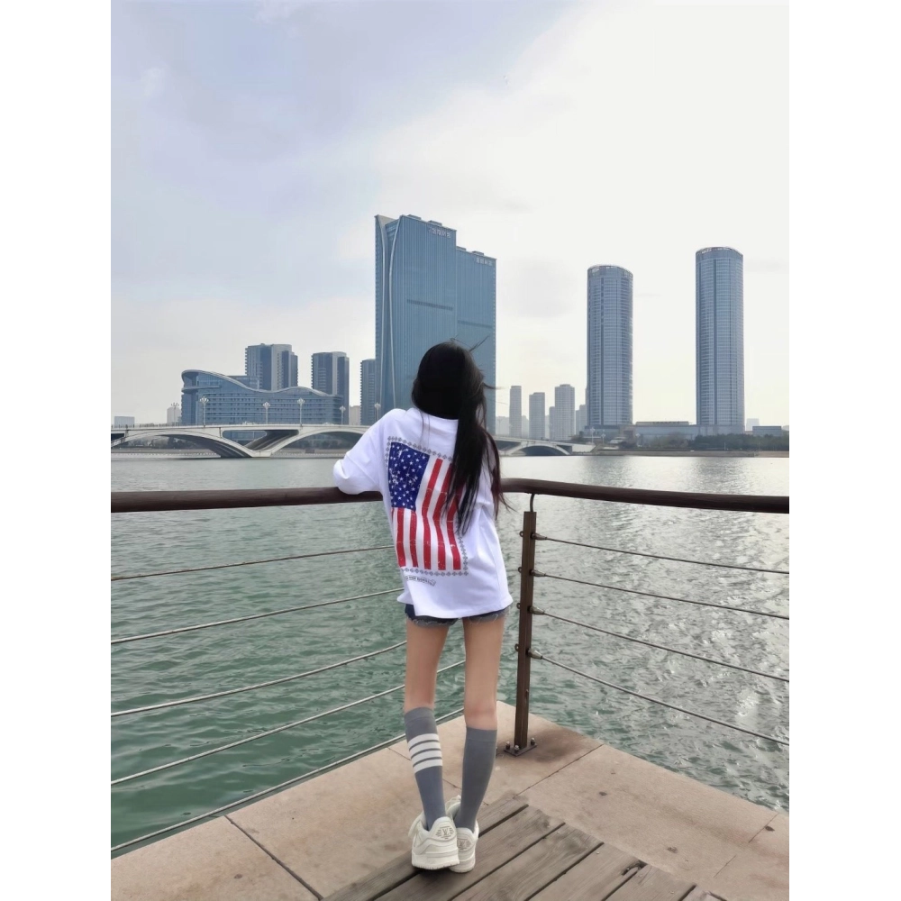 Chrome Hearts American Flag Short Sleeve 165