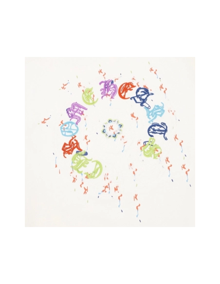 Chrome Hearts Colorful Horseshoe Patch Embroidery Short Sleeve 167