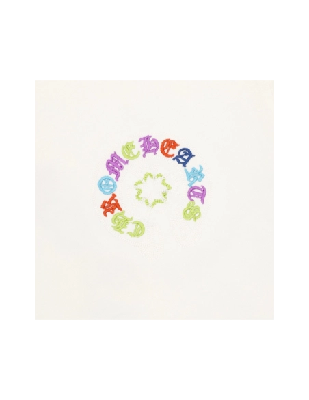 Chrome Hearts Colorful Horseshoe Patch Embroidery Short Sleeve 167