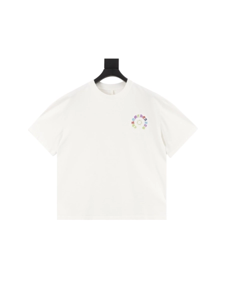 Chrome Hearts Colorful Horseshoe Patch Embroidery Short Sleeve 167
