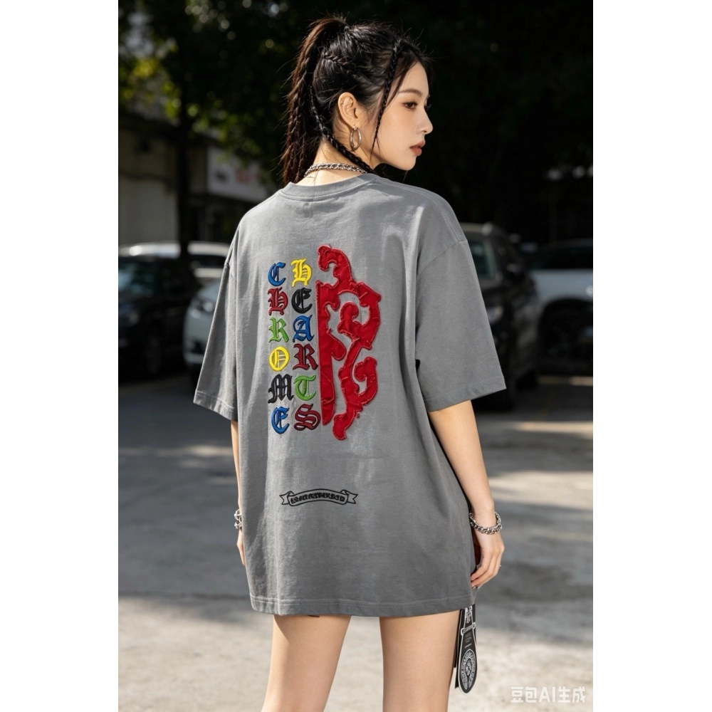 Chrome Hearts Patch Embroidery Short Sleeve 171
