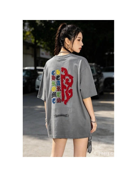Chrome Hearts Patch Embroidery Short Sleeve 171