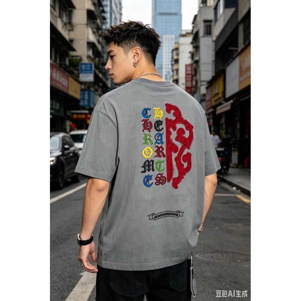 Chrome Hearts Patch Embroidery Short Sleeve 171