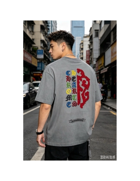 Chrome Hearts Patch Embroidery Short Sleeve 171