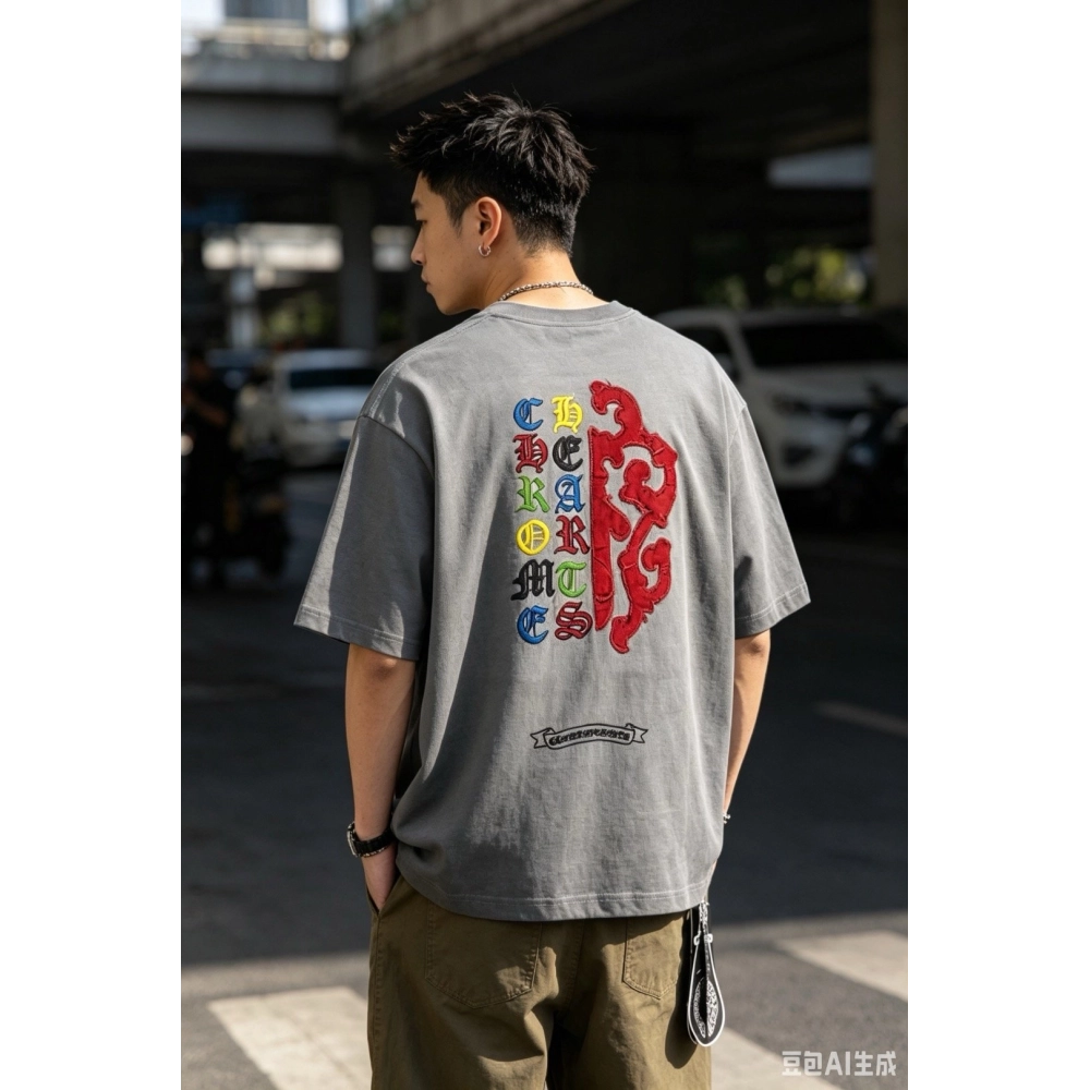 Chrome Hearts Patch Embroidery Short Sleeve 171