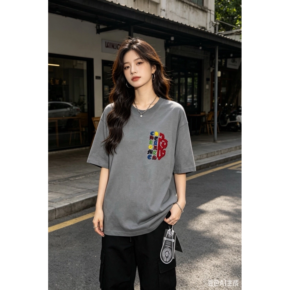 Chrome Hearts Patch Embroidery Short Sleeve 171